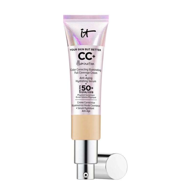 IT COSMETICS-Your Skin But Better™ Cc+ Cream Illumination-Crème Correctrice Illuminatrice Haute Couvrance + Sérum Hydratant Anti-Âge SPF 50+