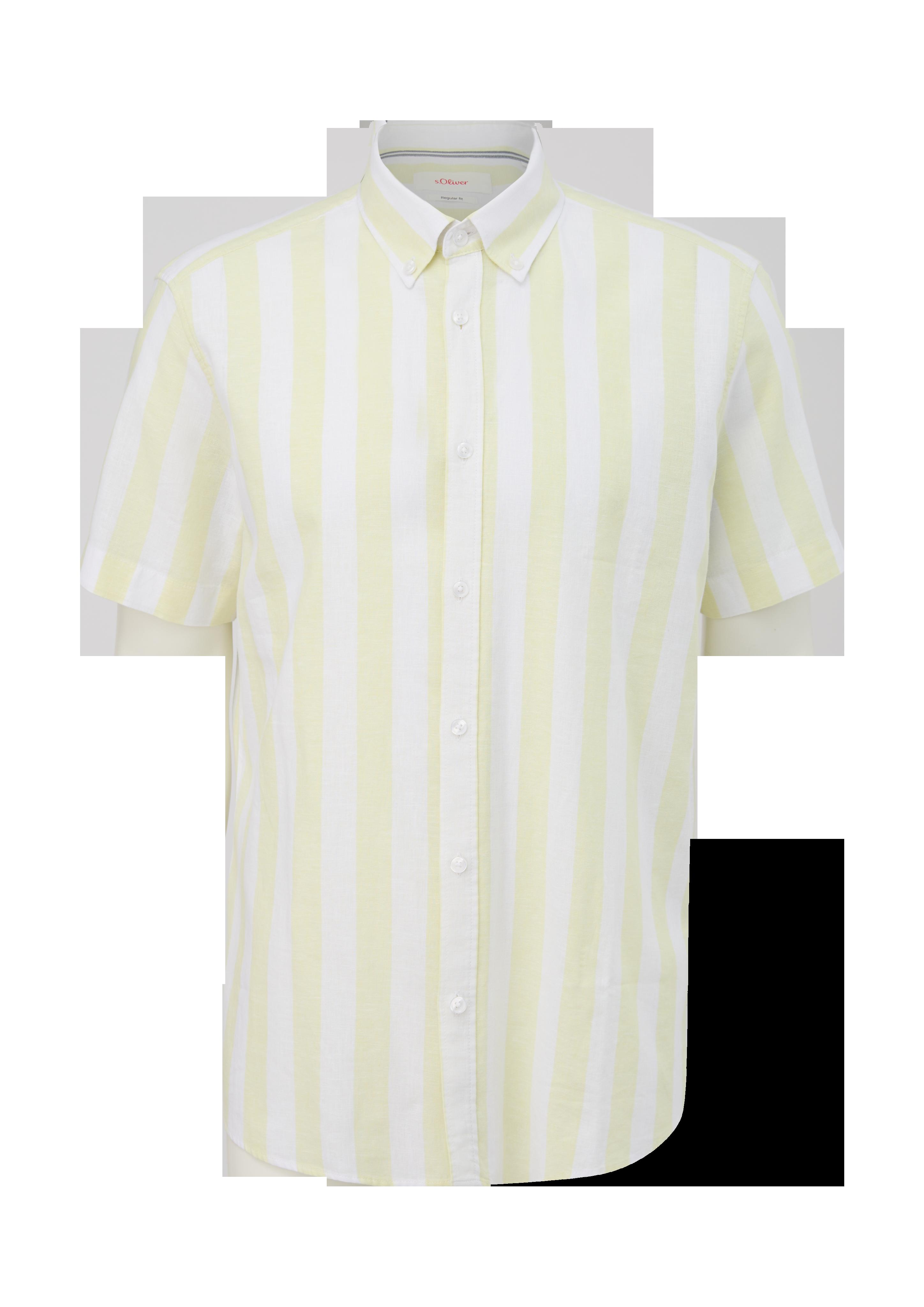 Regular: Button Down-Hemd aus Leinenmix  2130997-70G5