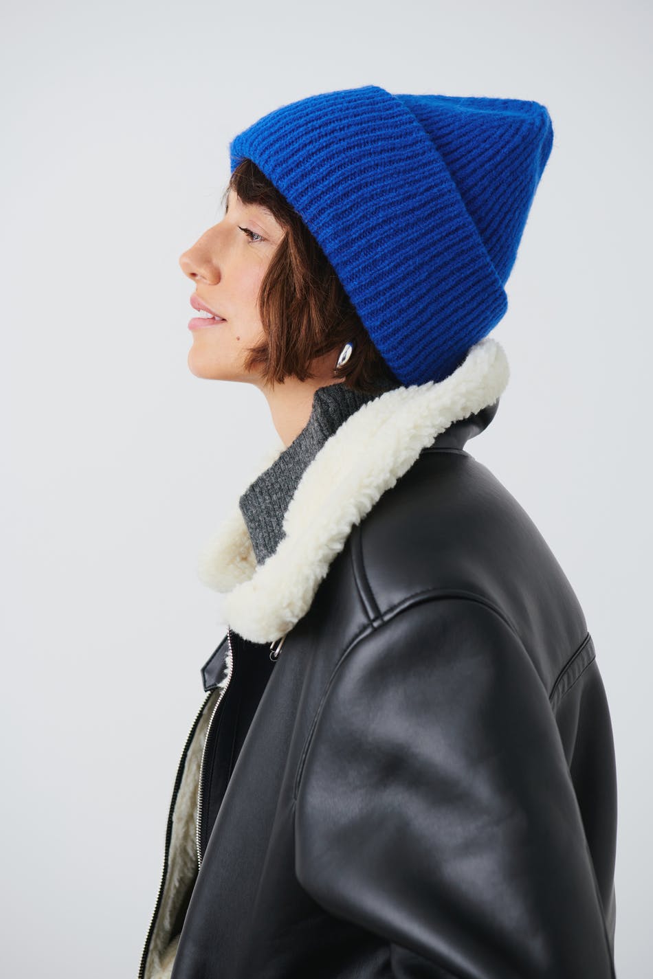 Chunky knitted hat