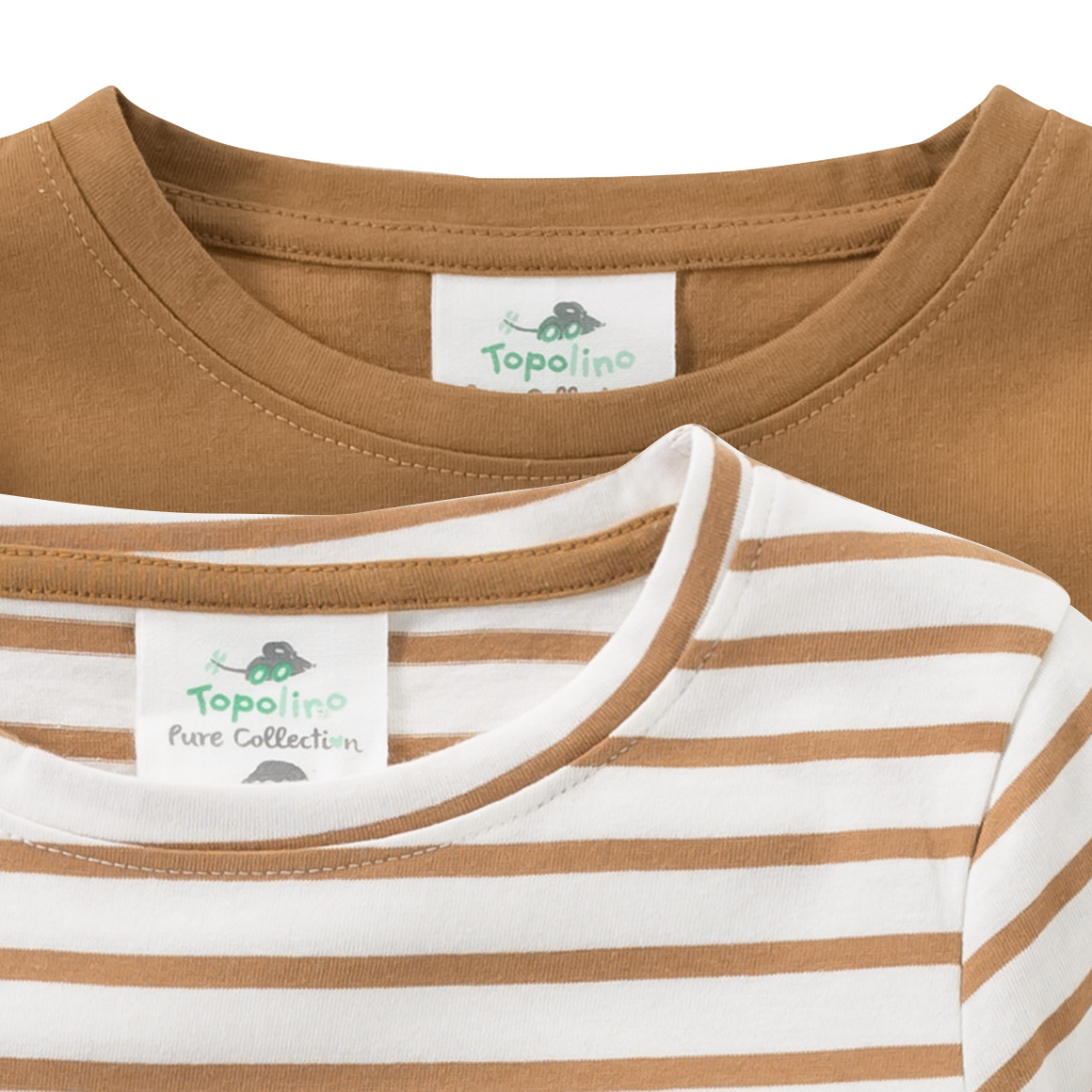 2 Mädchen Langarmshirts im Set