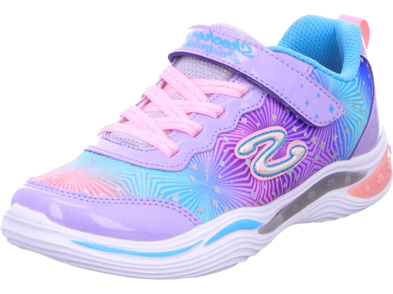 SKECHERS Mädchen Sneaker grün Power Pwtals-Painted Daisy