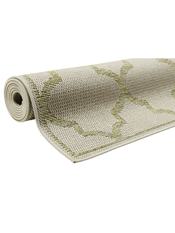 Wecon Home Outdoorteppich Gleamy in beige grün gelb günstig kaufen