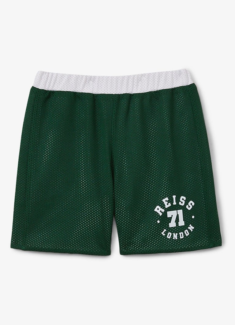 Pantaloni scurți cu logo Reiss Clifton, reversibili, cu croială dreaptă