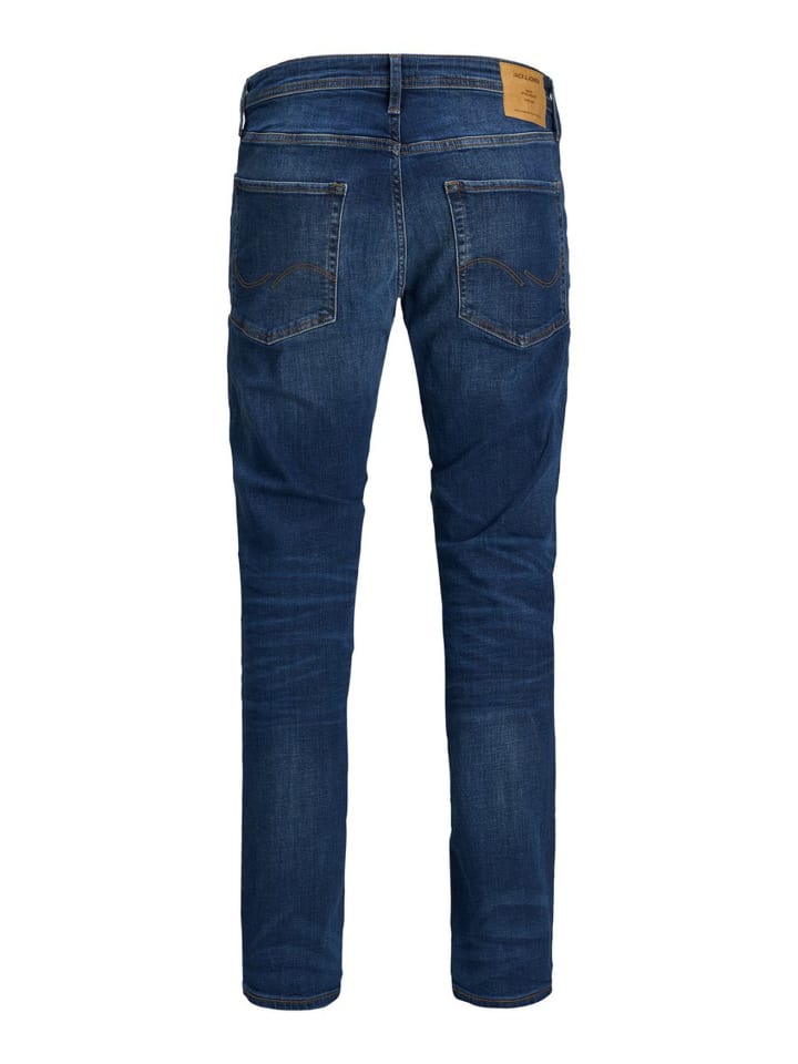 Jack & Jones Jeans TIM Straight Legs Flat Front TIM ORIGINAL in Dunkelblau-2 günstig kaufen