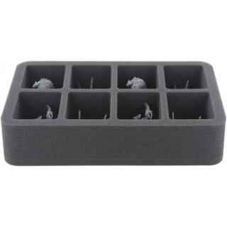 Feldherr Schaumstoffeinlage 60 mm 8 größeren Fächern
