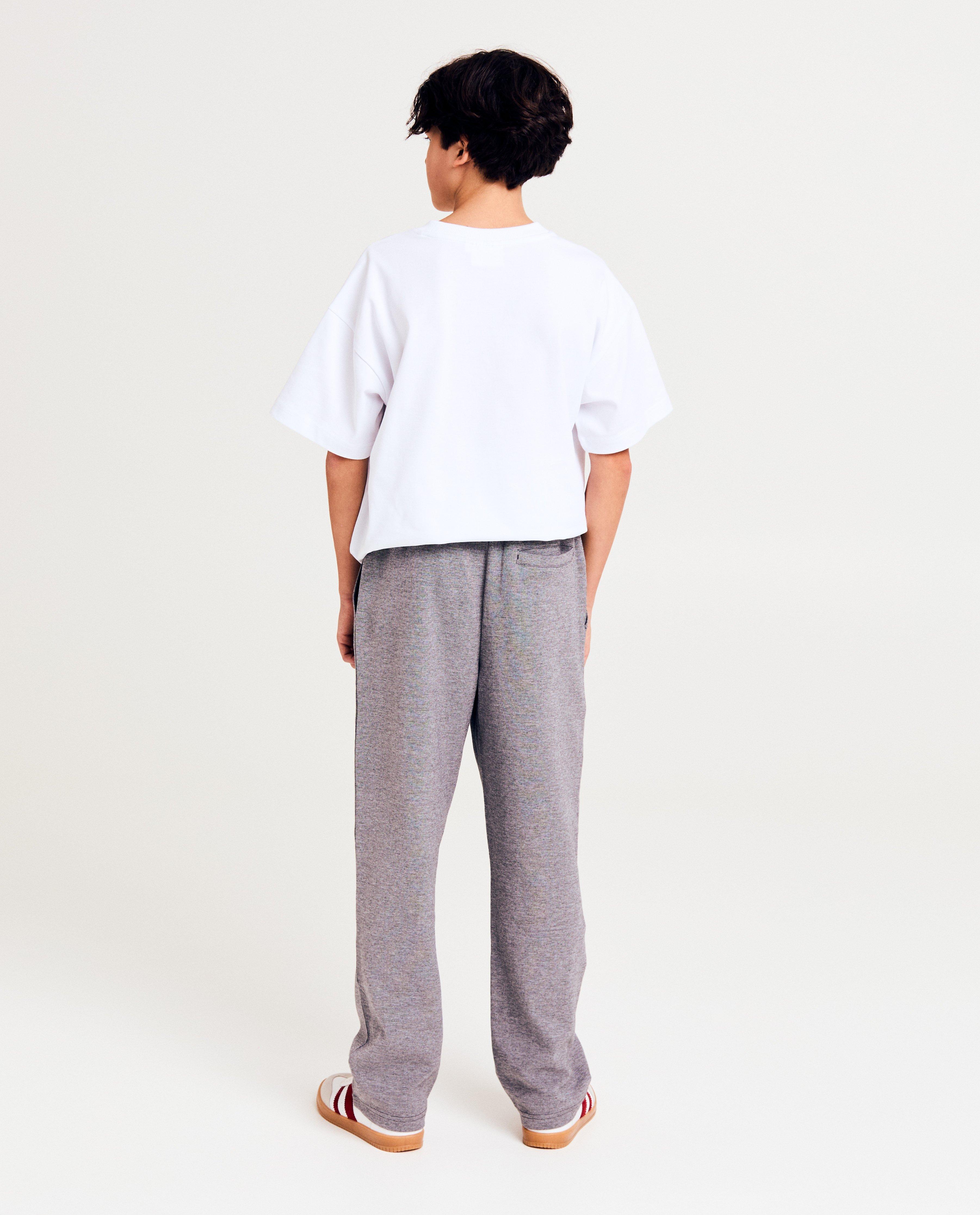 Pantaloni de trening Milo Grey, croială lejeră, 6-14 ani gri