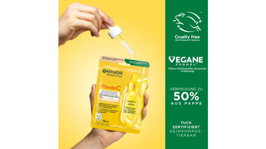 Garnier Skin Active Hydra Bomb Tuchmaske VITAMIN C