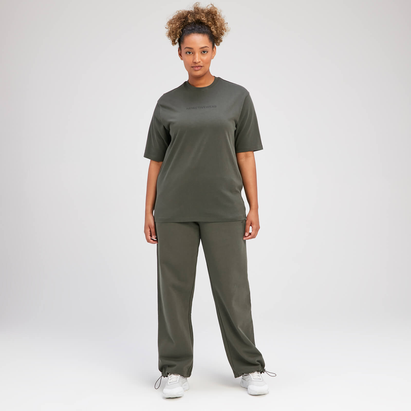T-shirt oversize MP Rest Day pour femmes – Vert taupe