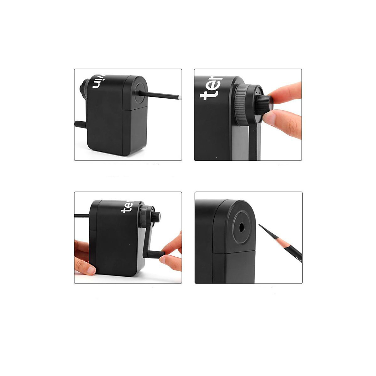 Handbetriebener Bleistiftspitzer Bleistiftspitzer Handkurbel  handbetriebener Bleistiftspitzer