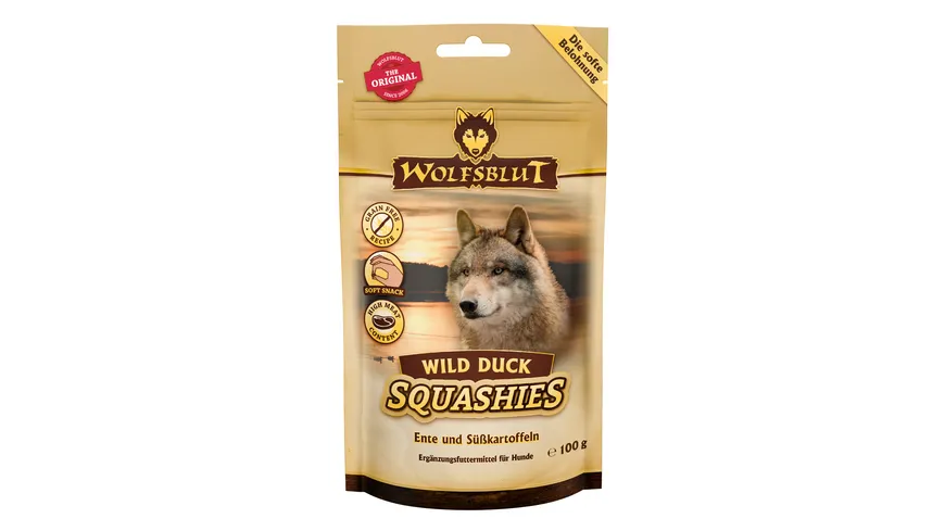 Wolfsblut Hundesnack Wild Duck Squashies 100 g