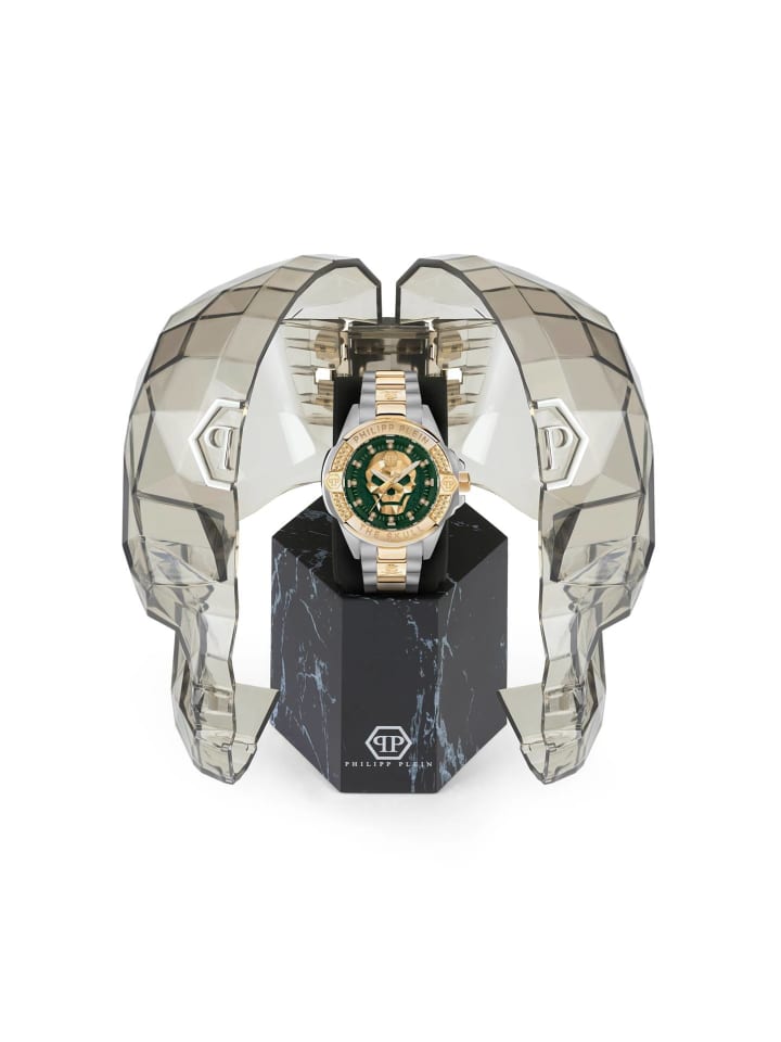 Philipp Plein Philipp Plein Unisex Uhr The $kull Genderless  in gold günstig kaufen onesize