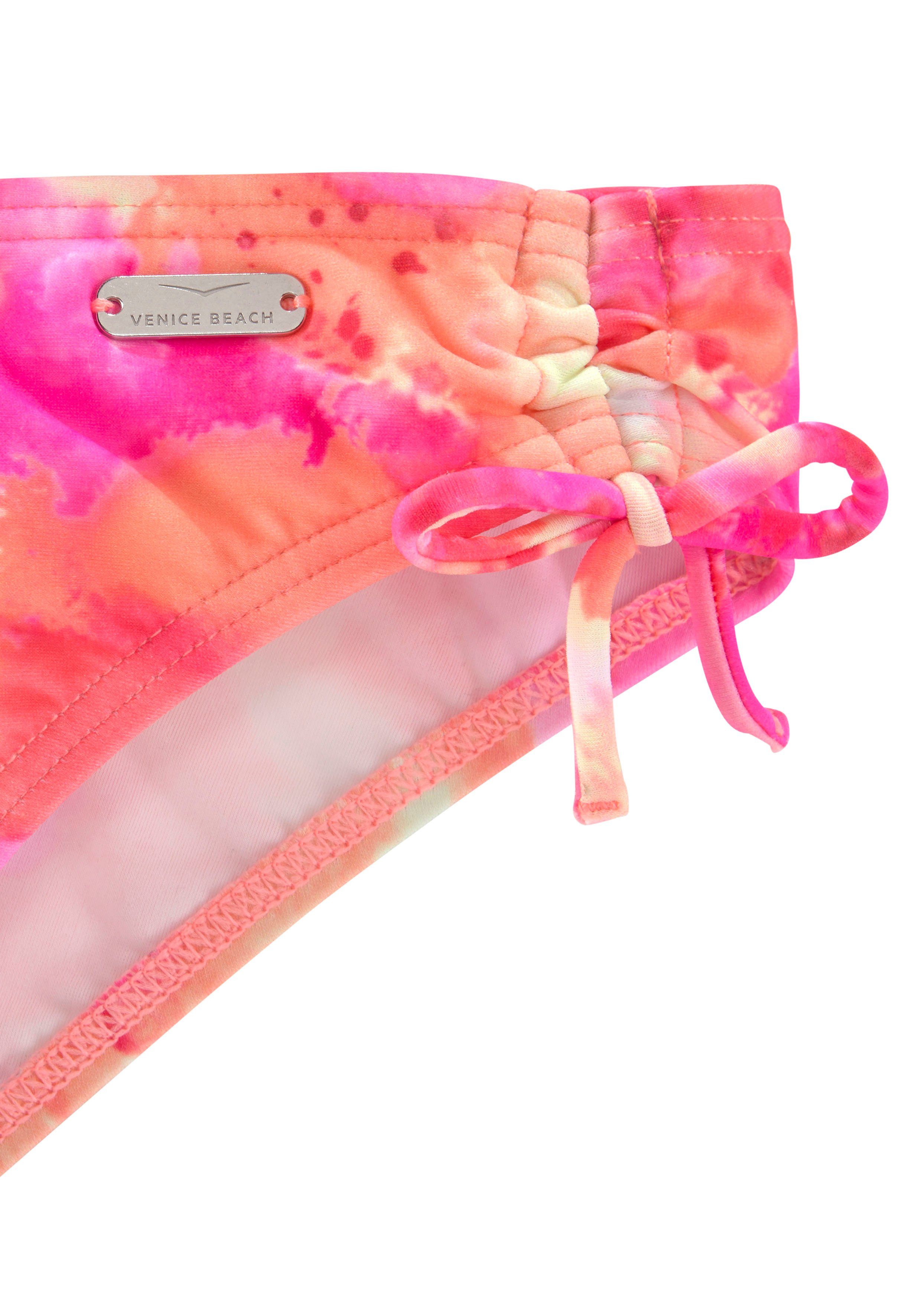 Venice Beach Triangel-Bikini Epica Kids im Neondruck