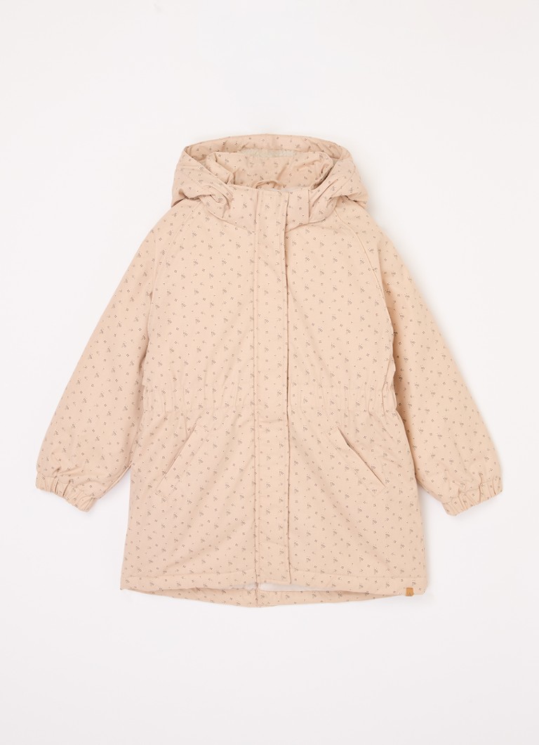 Lil 'Atelier NMFGerda polsterēta parka ar noņemamu kapuci