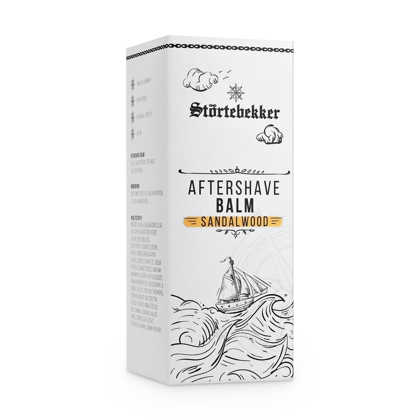 Störtebekker After-Shave Balsam gegen Hautirritationen & Rasurbrand - Hautpflege nach der Rasur