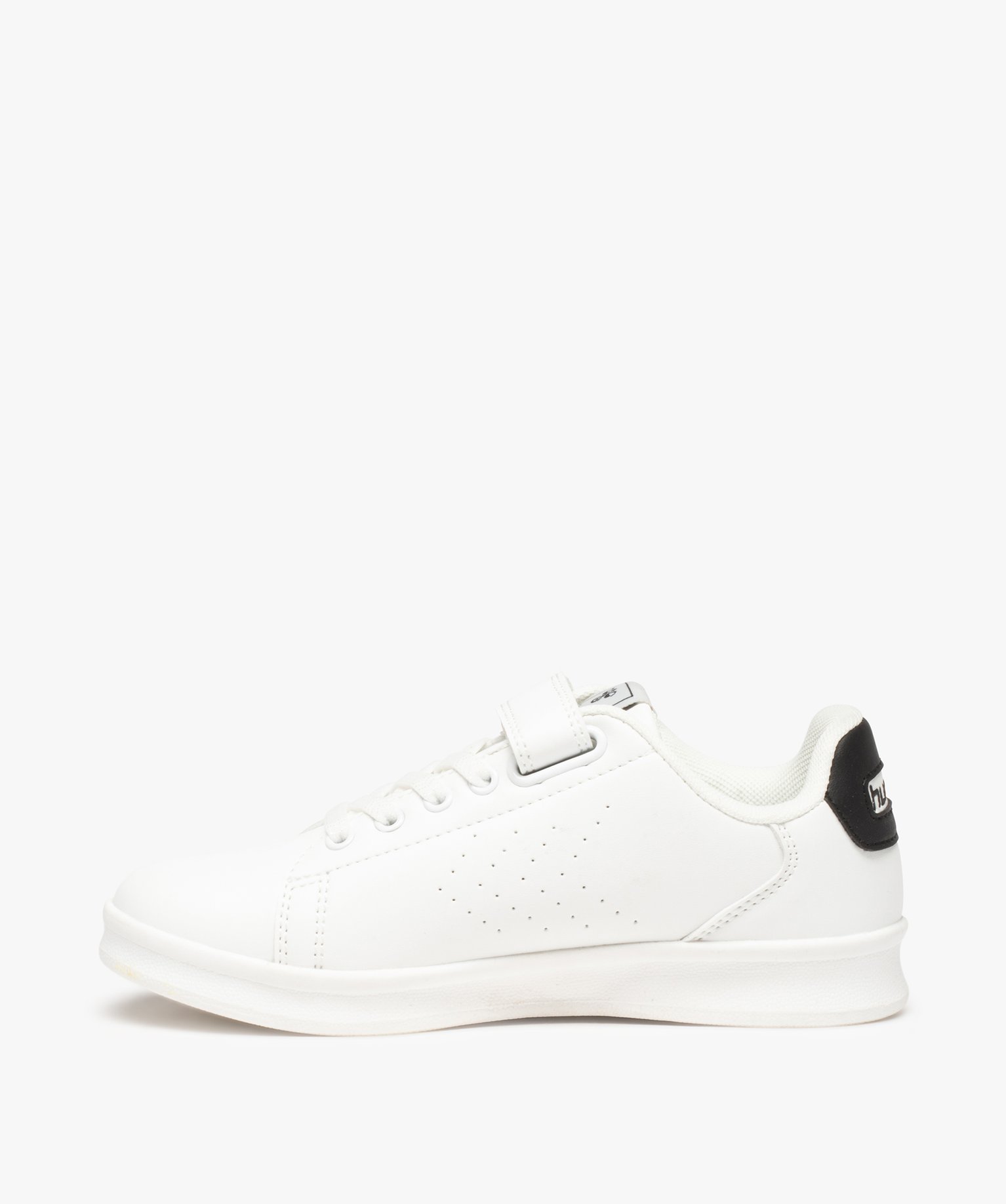 Baskets Garçon à lacets et scratch – Hummel blanc | GEMO