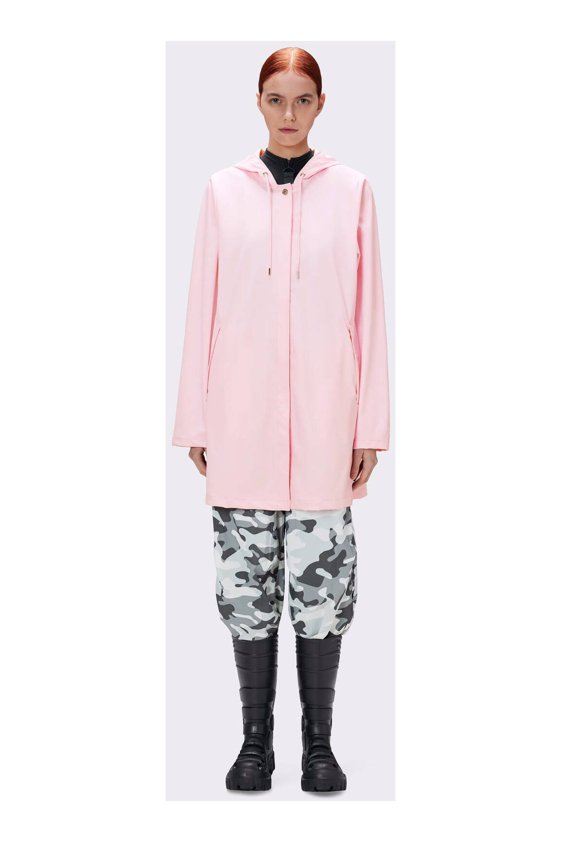 Rains Impermeables Trenchs Femme couleur rose