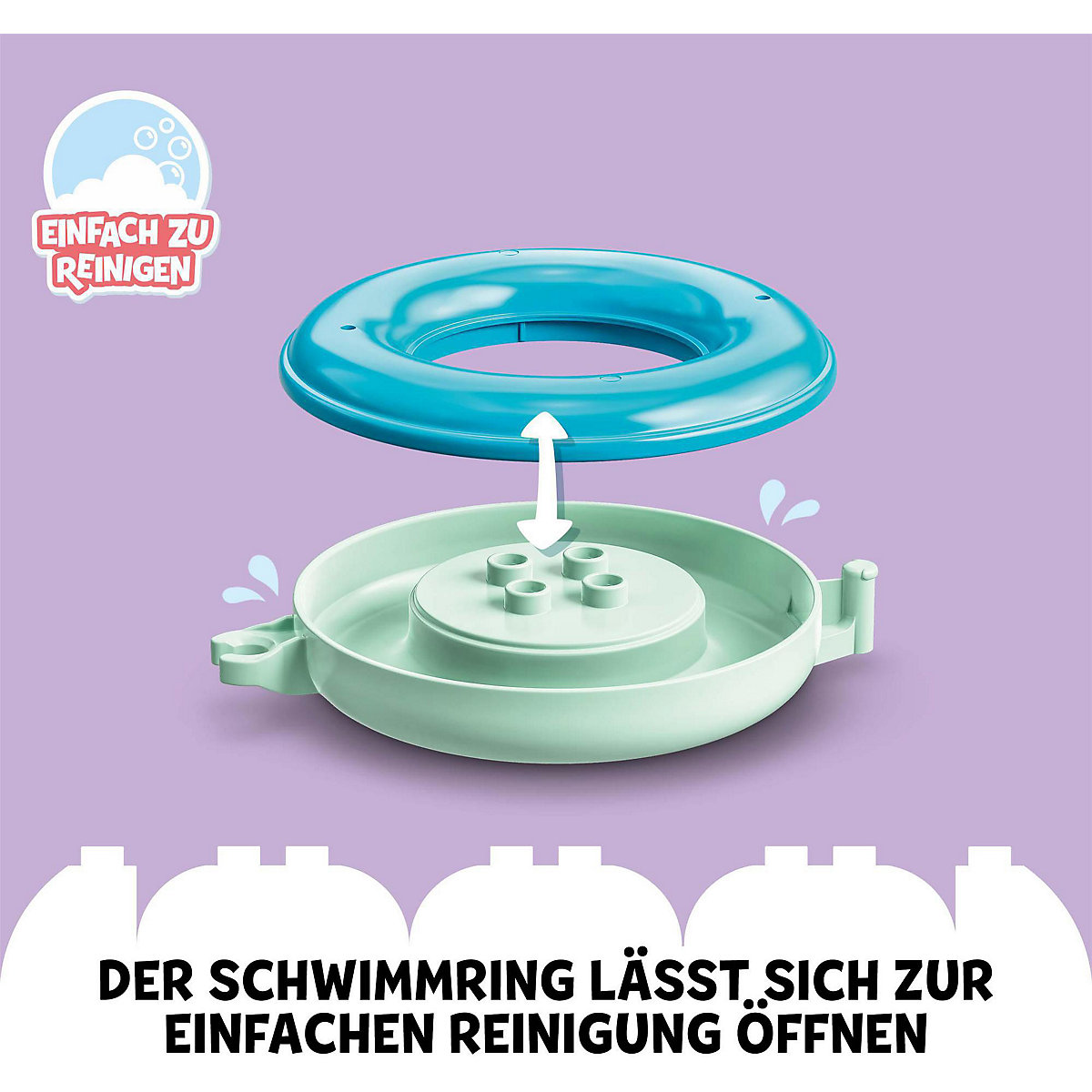 LEGO® DUPLO 10964 Badewannenspaß: Schwimmender Panda