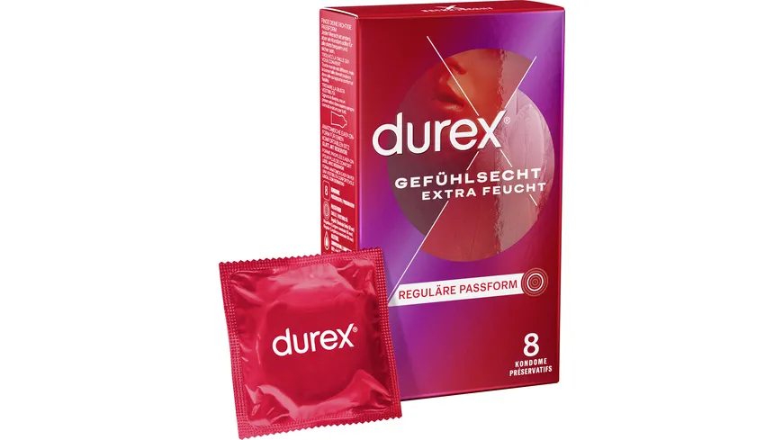 Durex Kondome Gefühlsecht Extra Feucht