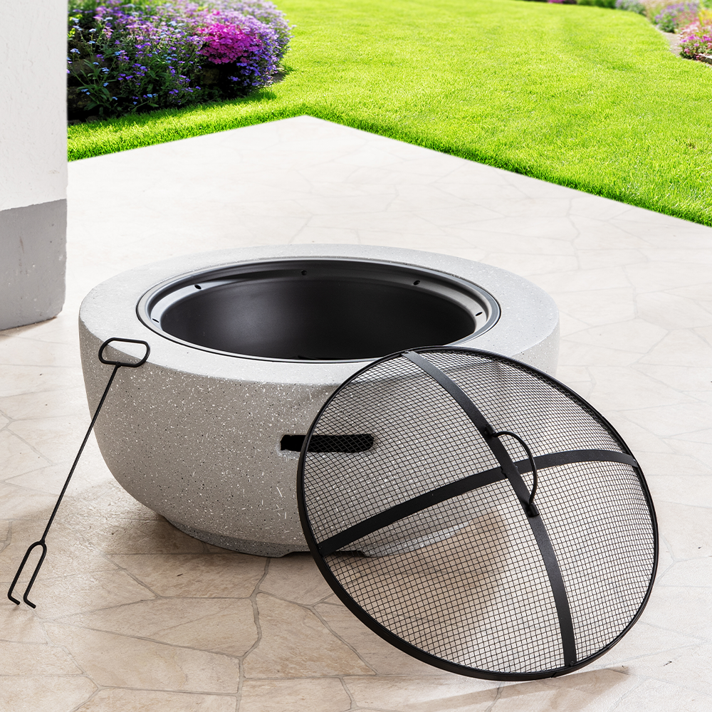 Green Yard GreenYard® Feuerschale, ca. 60,5 x 60,5 x 39 cm