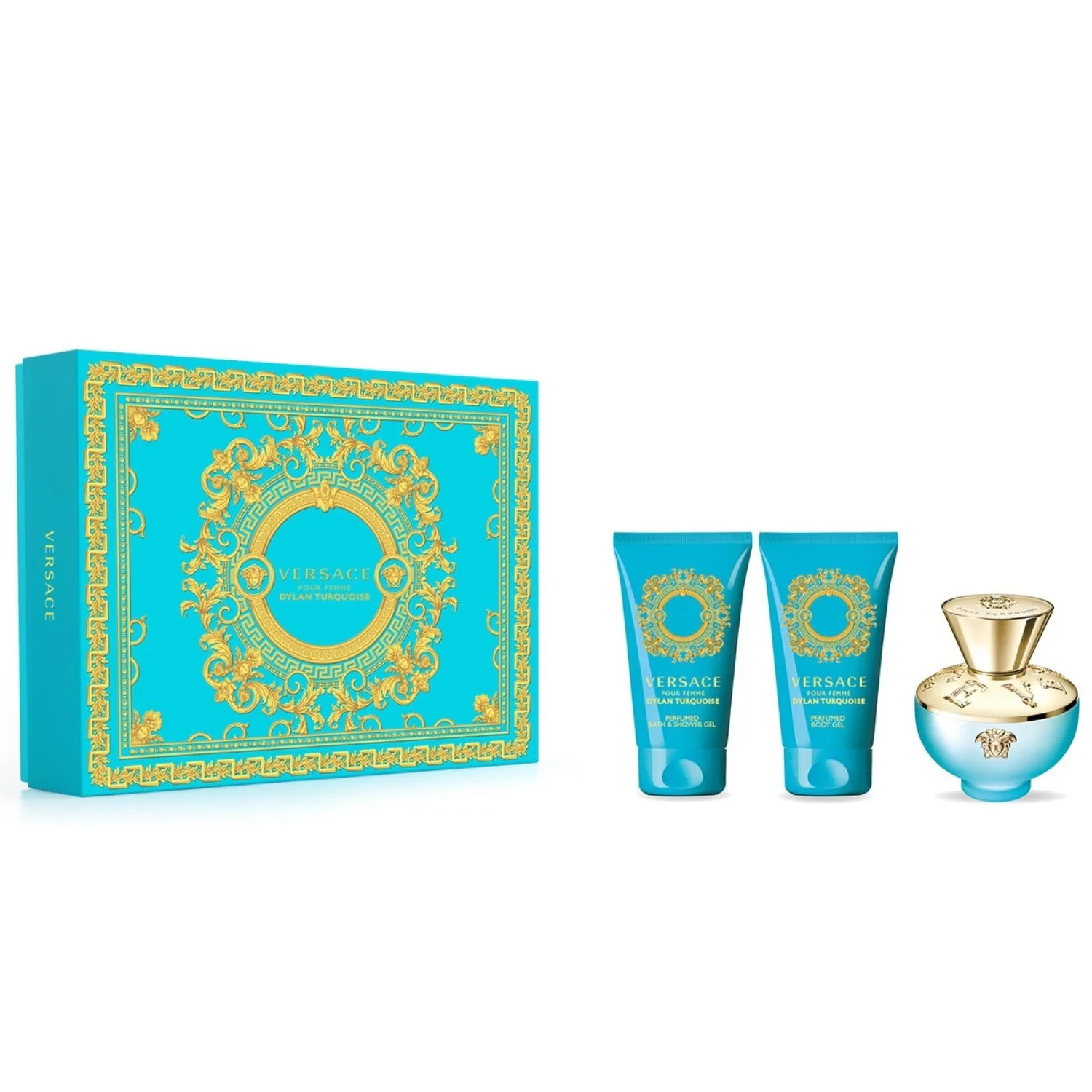 Versace Pour Femme Dylan Turquoise Eau de Toilette Box - Damesparfumdoos, Eau de Toilette