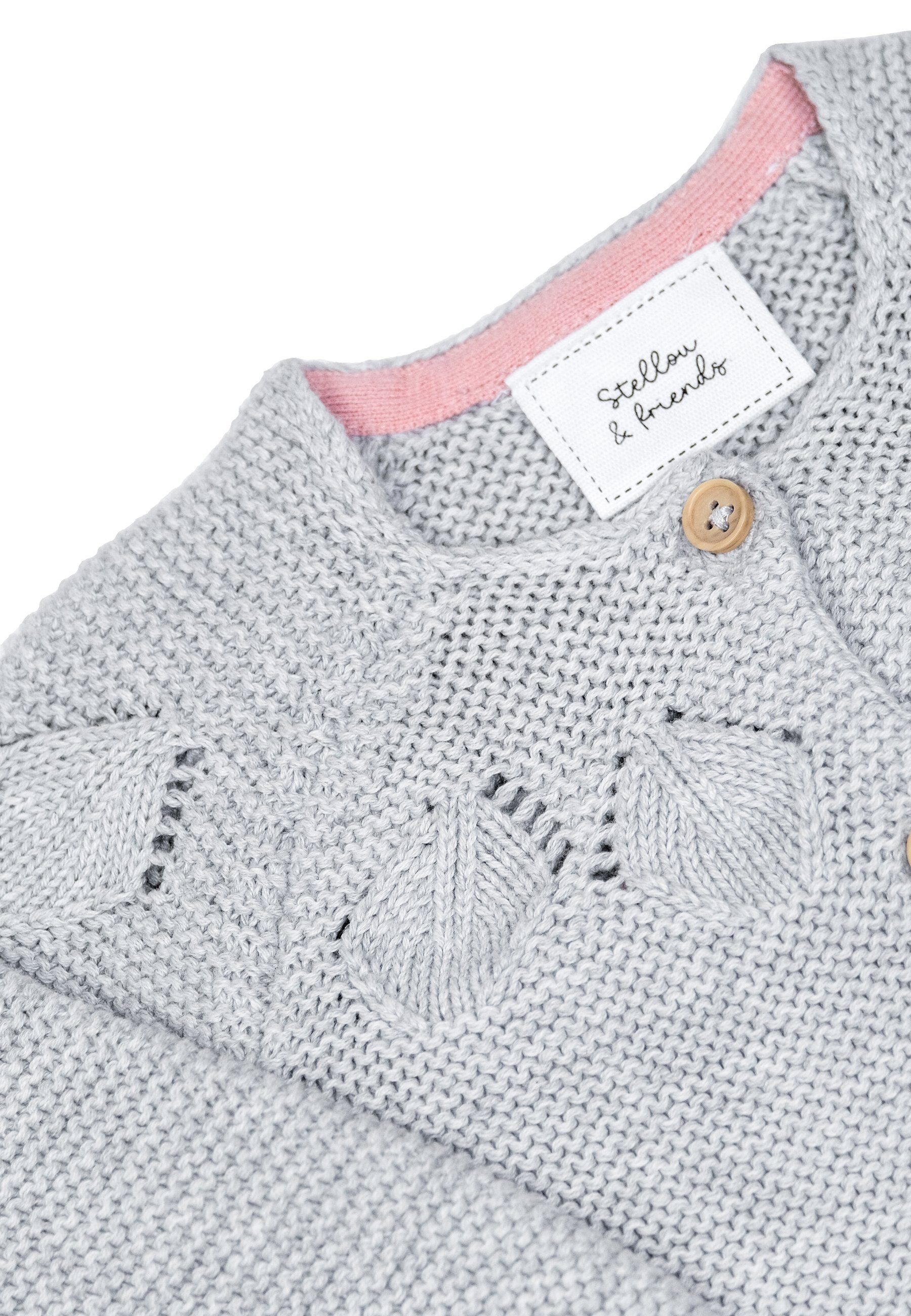 Stellou & friends Cardigan Stellou and friends Strick-Cardigan - grau