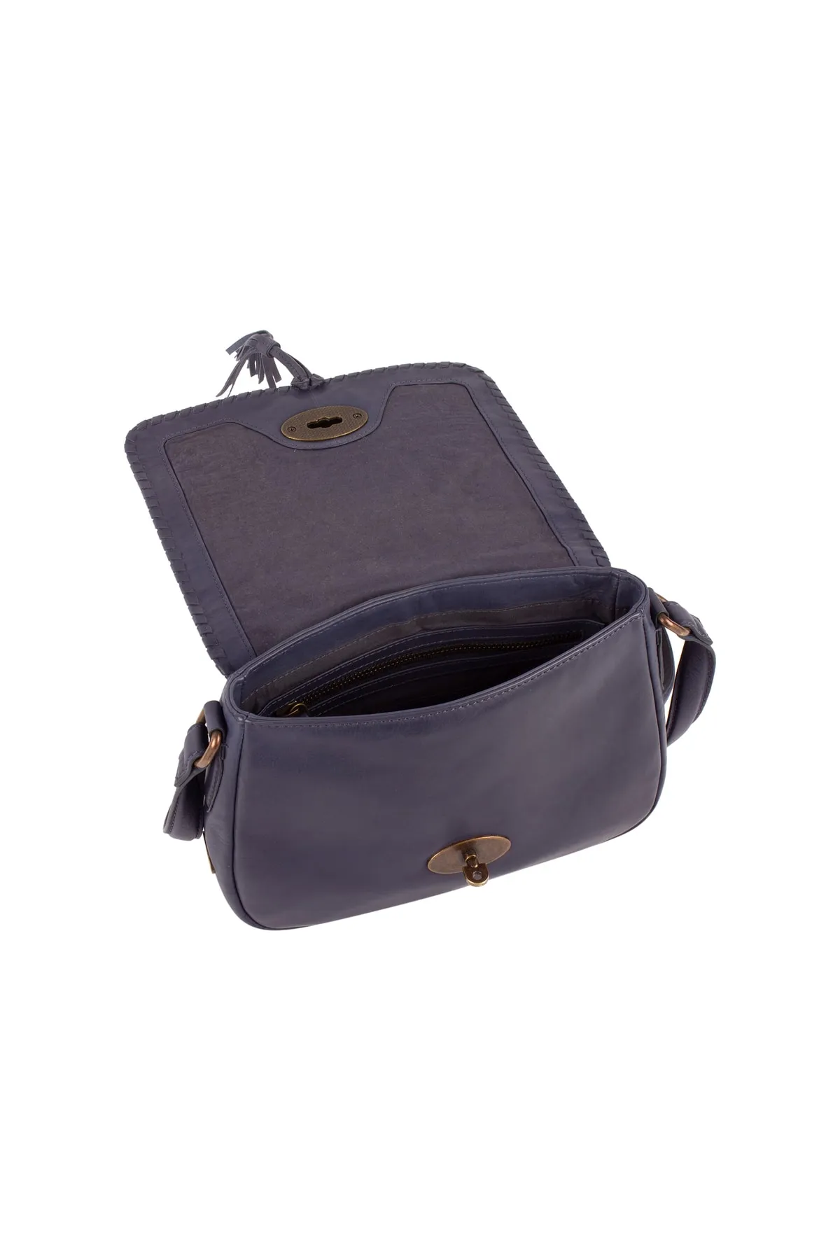 Dreimaster  Clutch - Blau - Unifarben