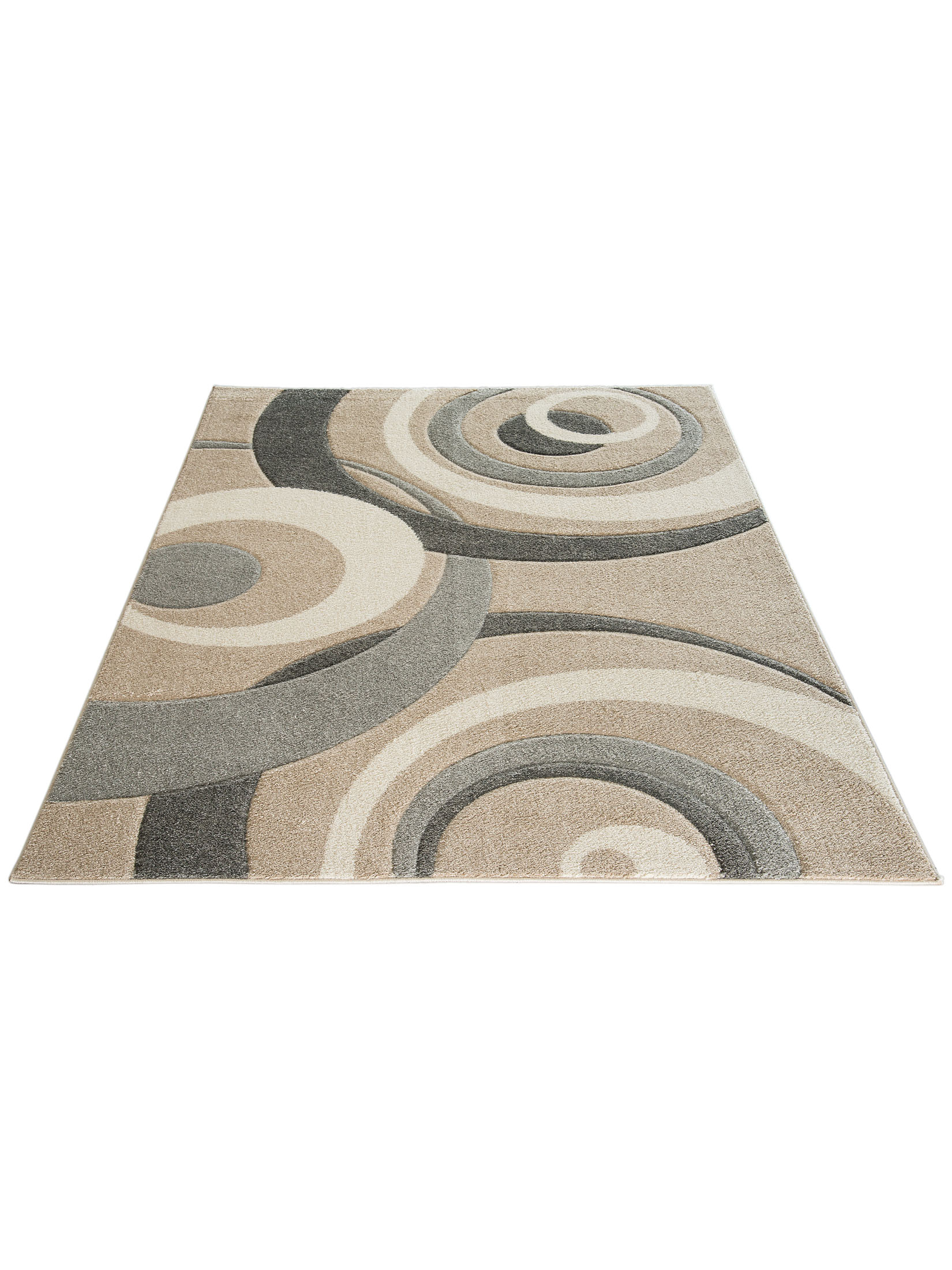 Limano Moderner Teppich, Beige/Grau