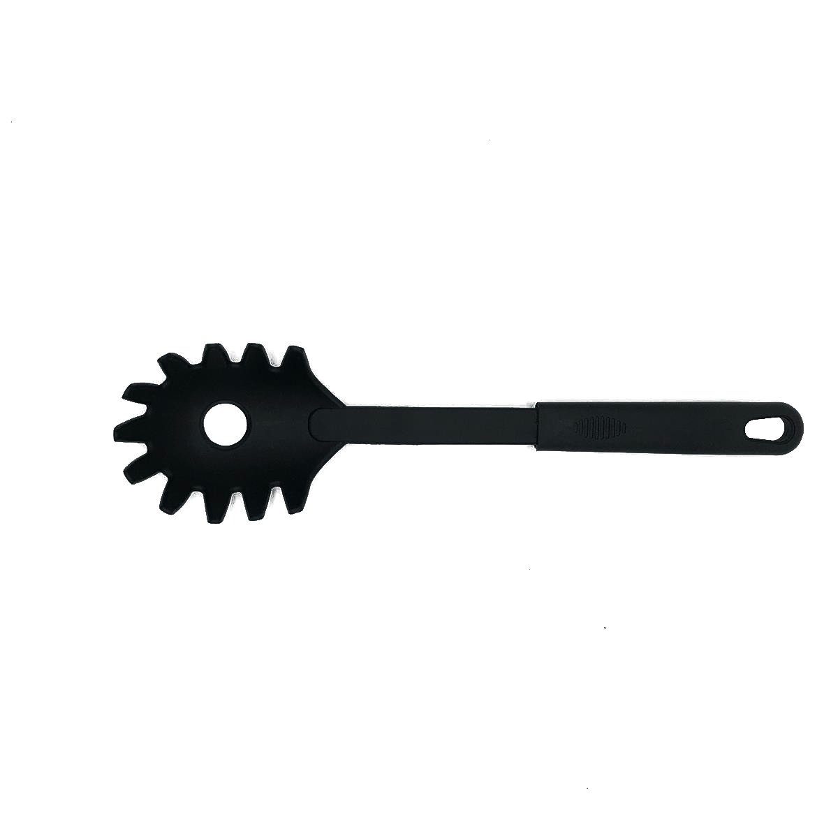 HOOZ Kochbesteck-Set Küchenhelfer-Set 6-Tlg hitzebeständig antihaftend (Set, 6-tlg), Suppenkelle, Pfannenwender, Schaumlöffel,Spaghettilöffel,Servierlöffel