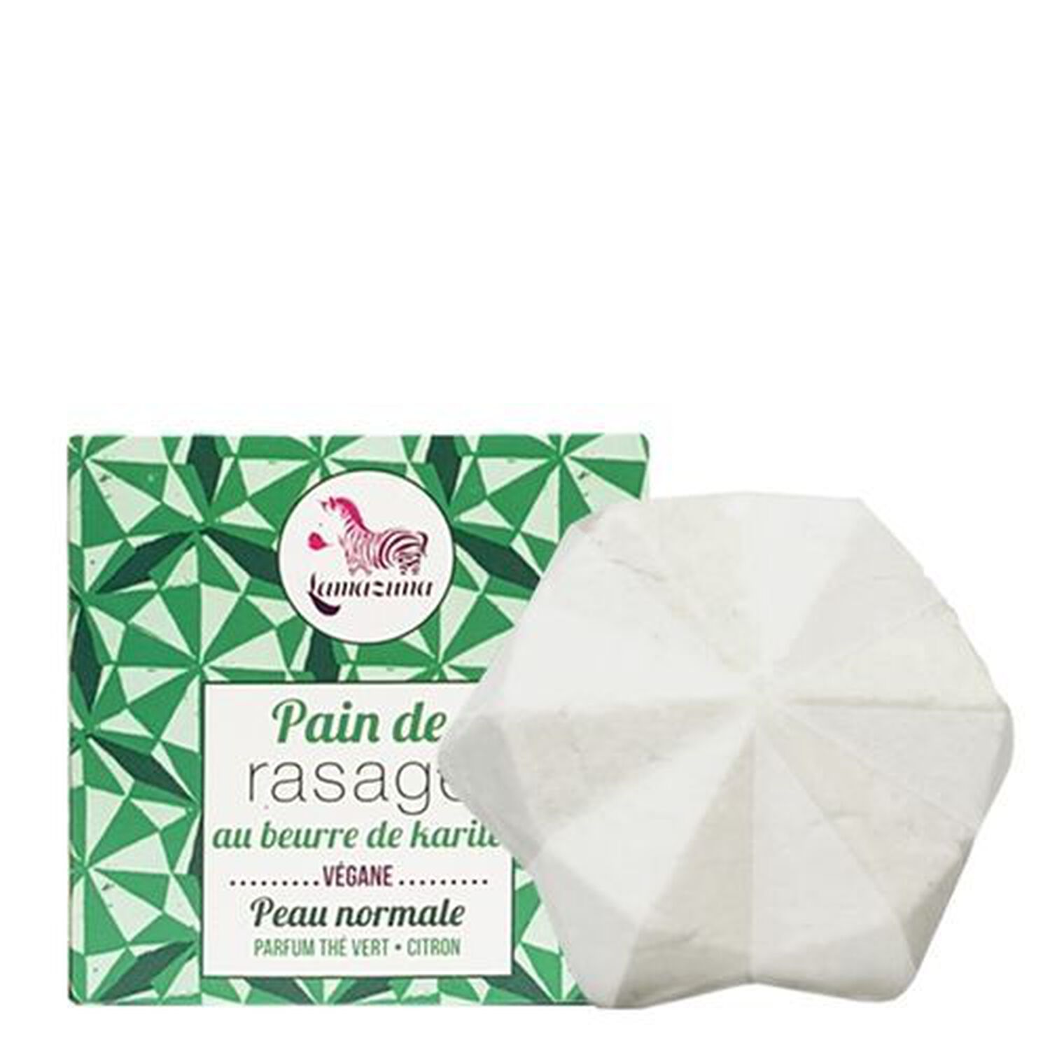 Lamazuna Pain de Rasage Solide Au Beurre de Karité Bio