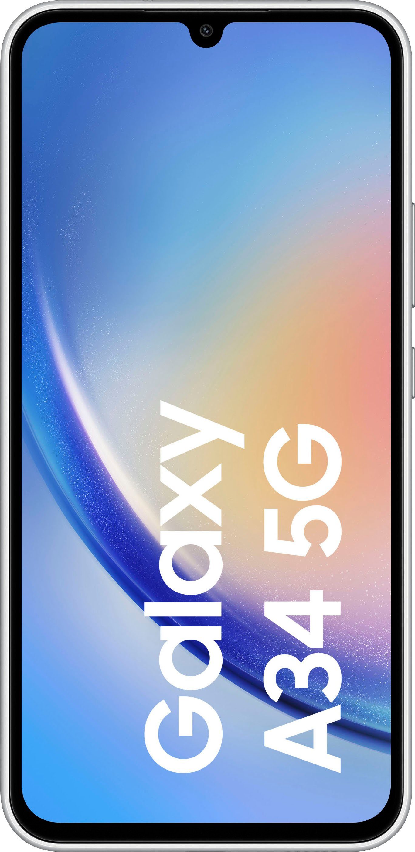 Samsung Galaxy A34 5G 256GB Smartphone (16,65 cm/6,6 Zoll, 256 GB Speicherplatz, 48 MP Kamera)