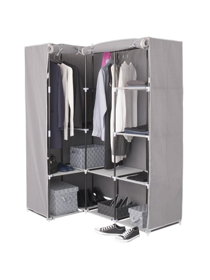 5five Simply Smart Textilschrank in grau günstig kaufen onesize