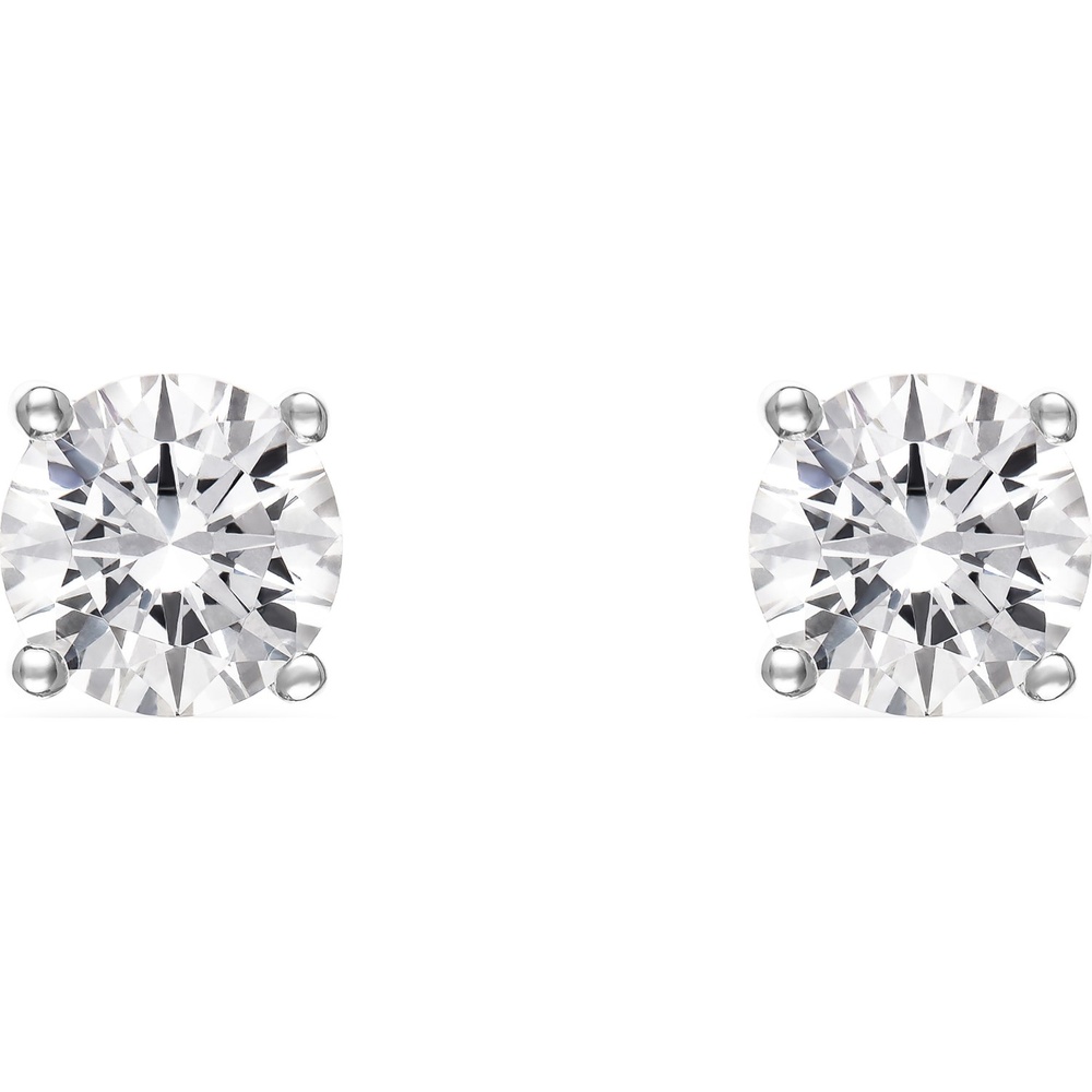 FAVS Boucles d'oreilles à fermoir à poussette 925 Argent Boucles d'oreilles