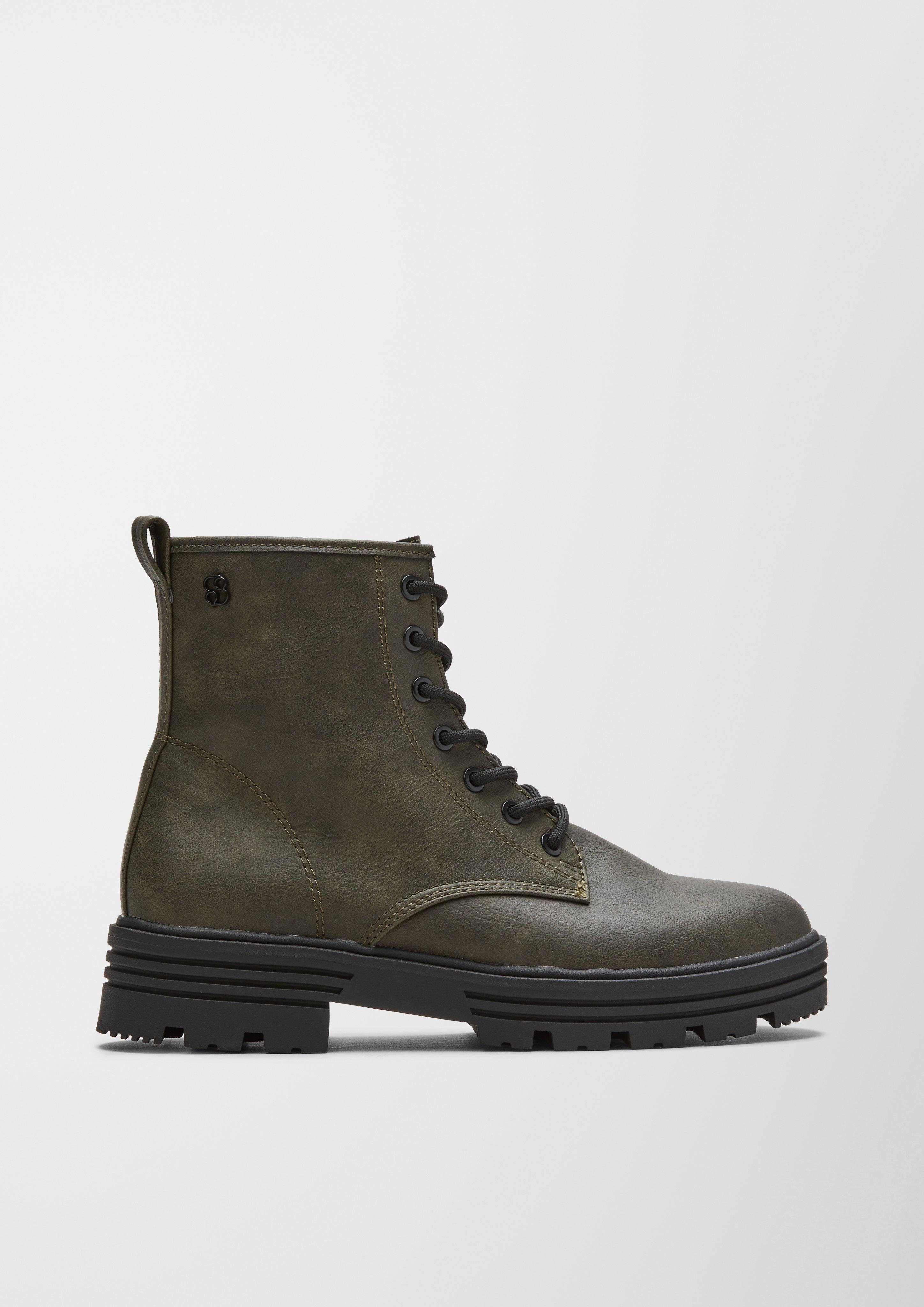 Schnürstiefel aus Kunstleder  6006494-701