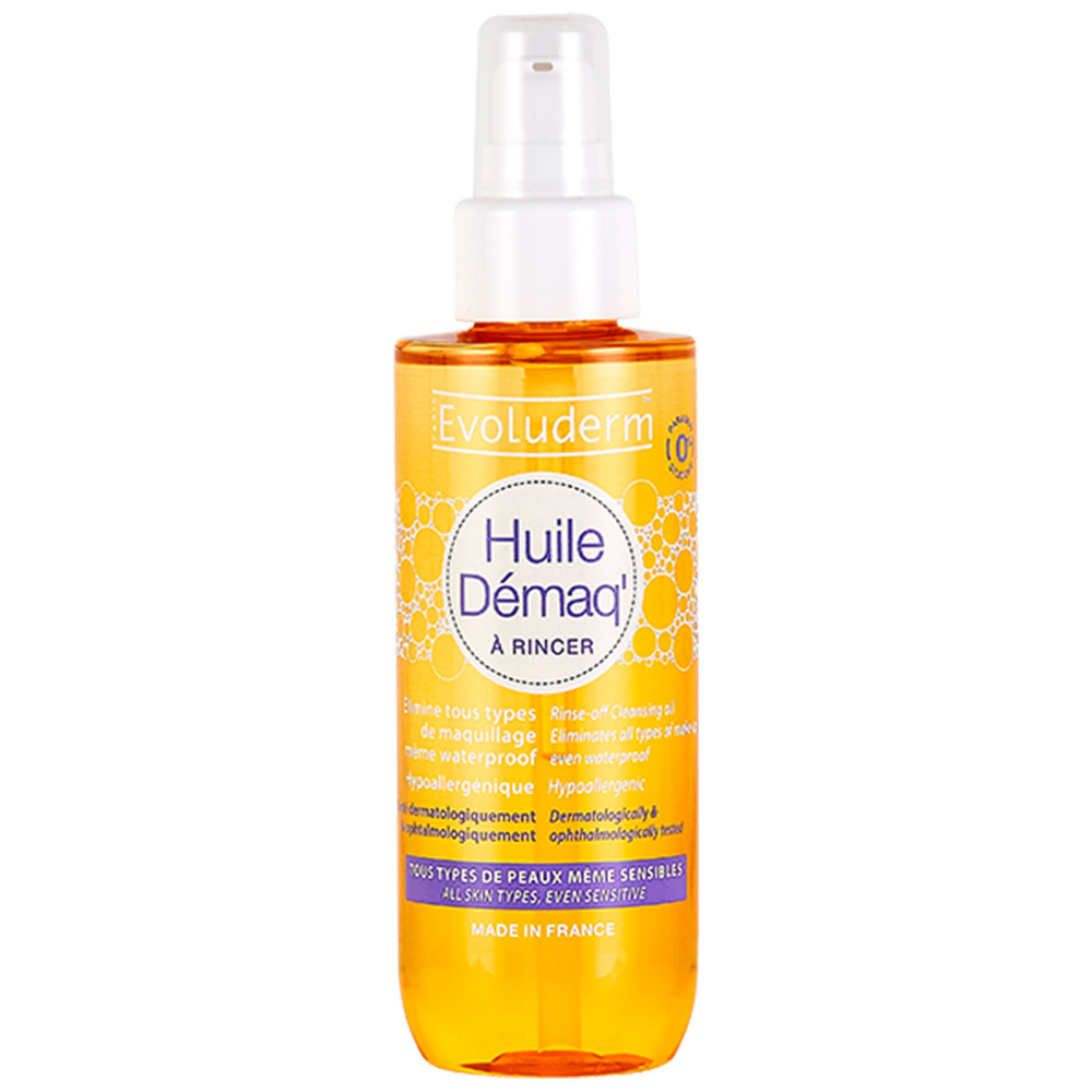 evoluderm Huile démaquillante Huile Démaq' à Rincer - 150 ml