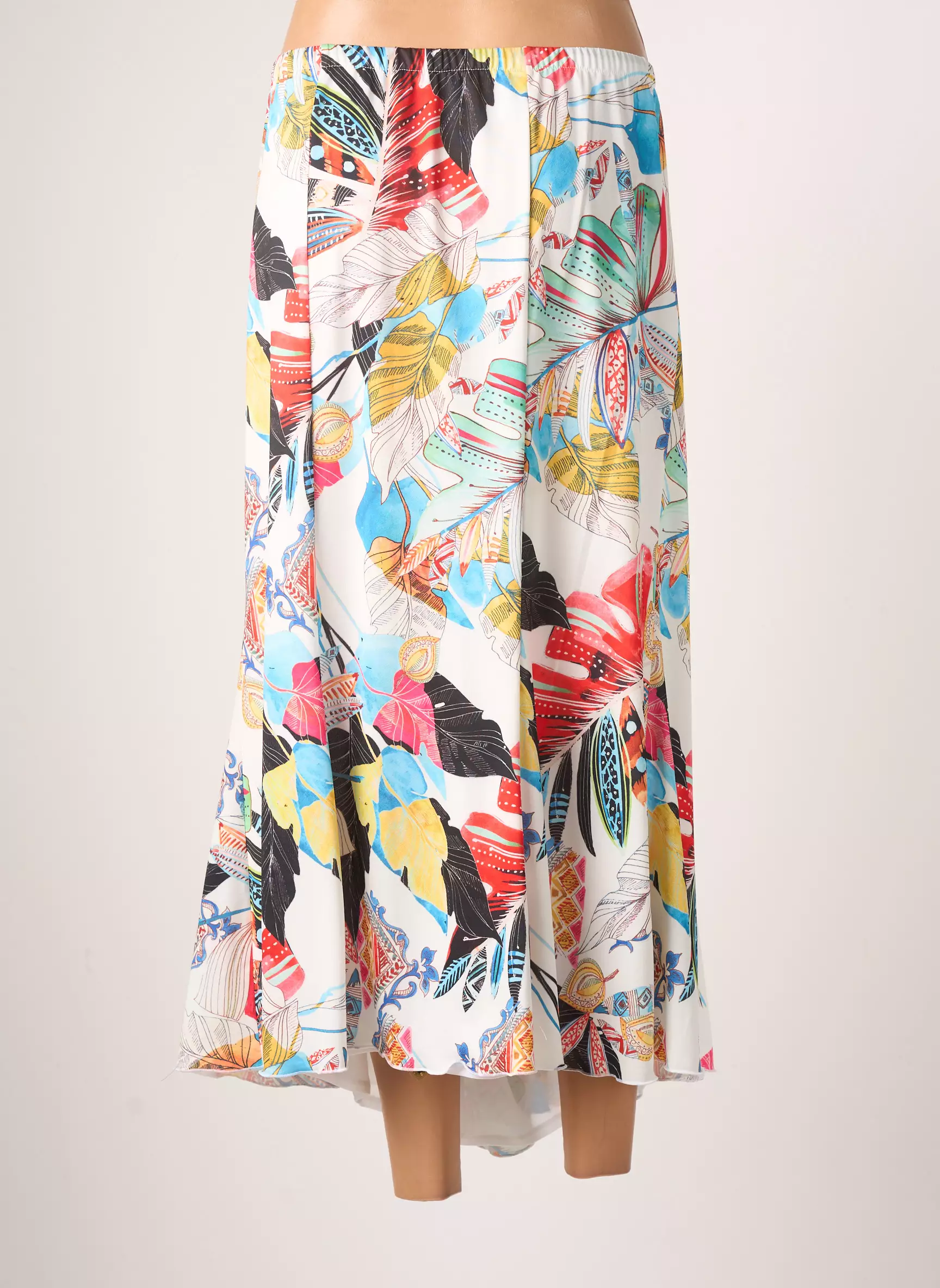 Jumfil Jupes Longues Femme couleur bleu