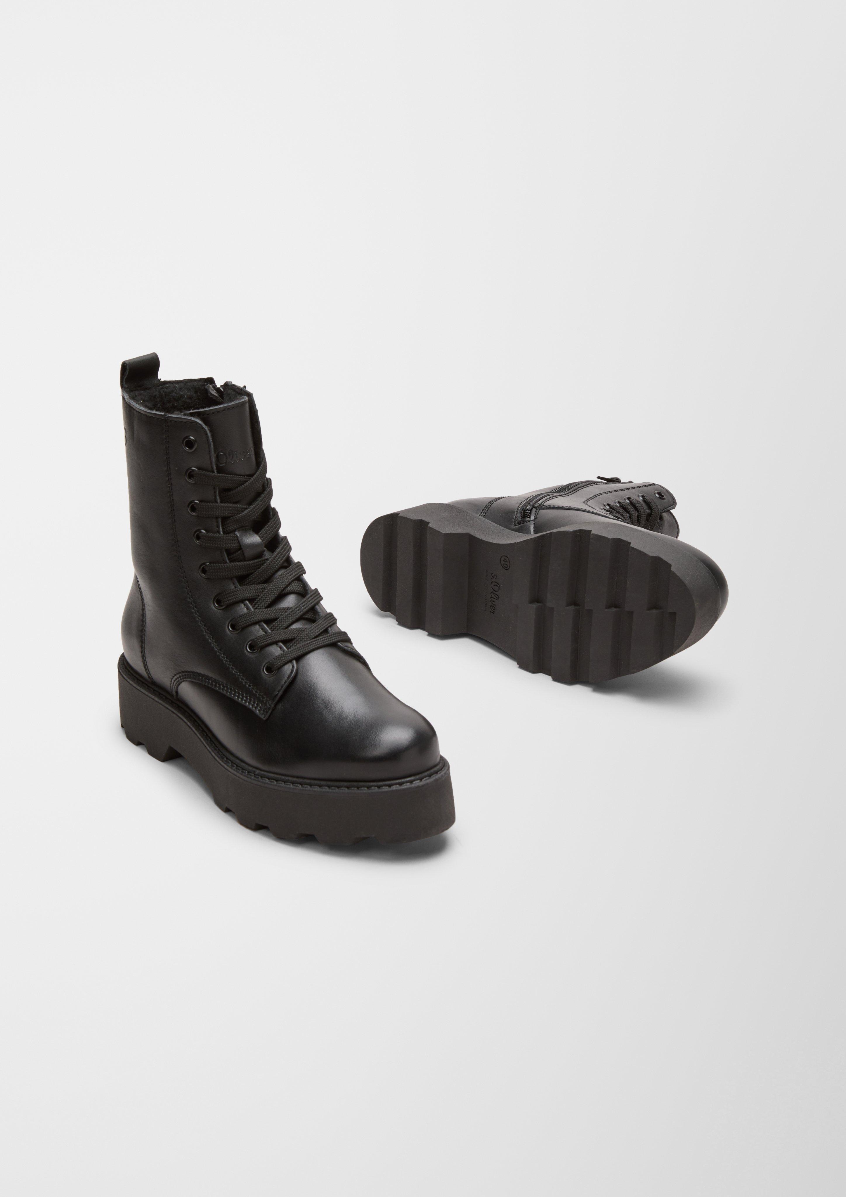 Lederstiefel mit Teddyfutter  6006656-003