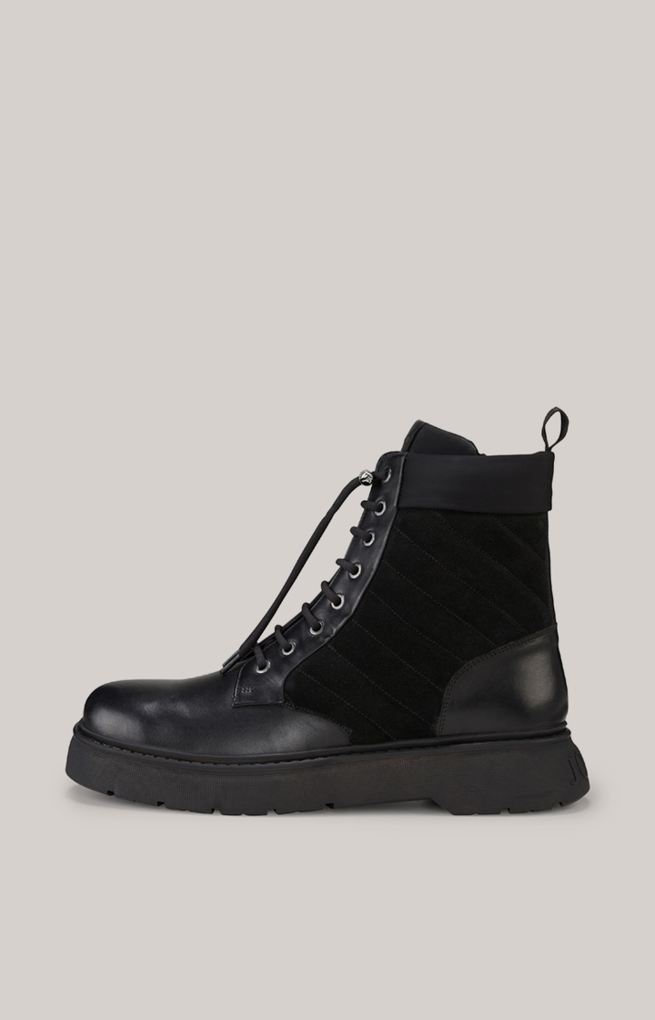 Boots Velluto Misto Zinon in Schwarz
