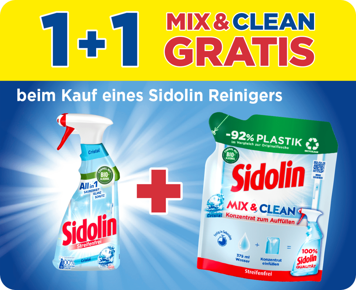 Glasreiniger Cristal 3in1, 500 ml