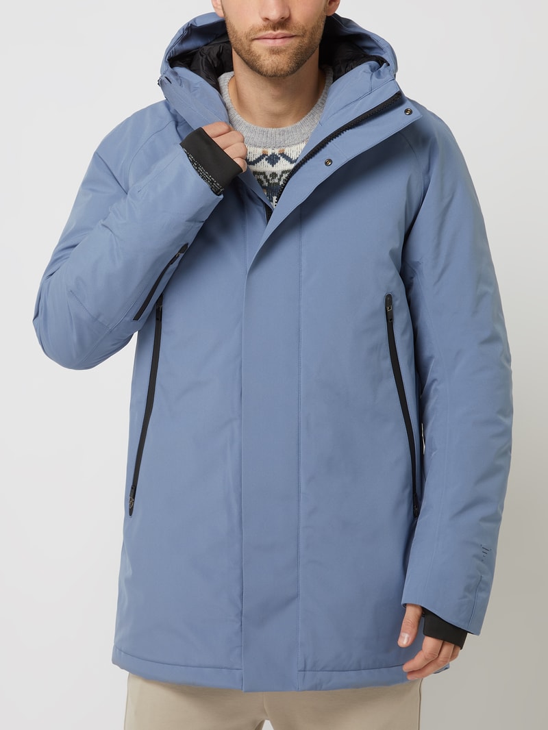 Parka mit Wattierung in hellblau