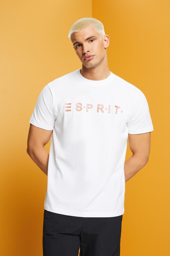 Logo-T-Shirt aus Baumwolljersey