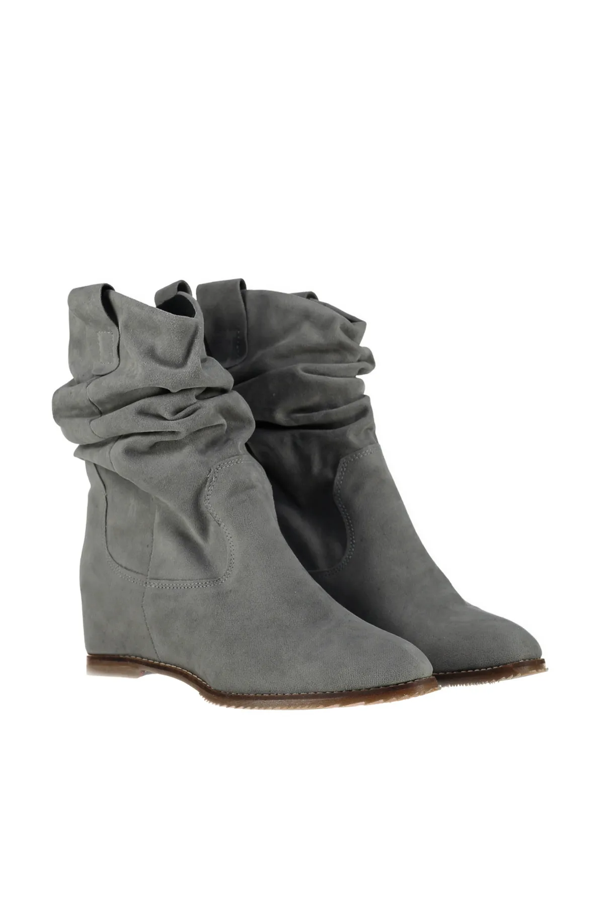 Fox Shoes  Graue Damenstiefel C735041202