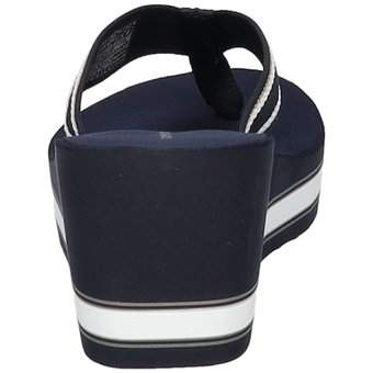 Tommy Hilfiger Wedge Beach Sandal in blau