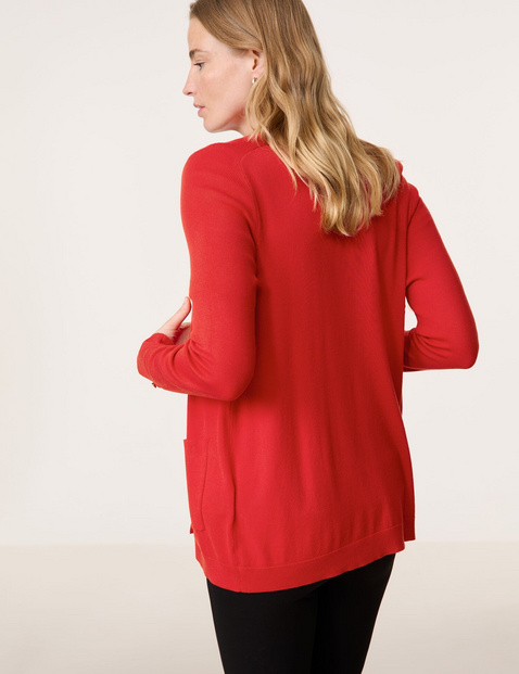 Offener Cardigan aus Feinstrick