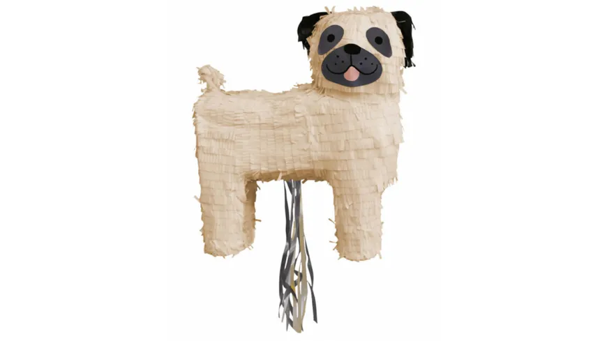 Amscan - Pull Pinata Pug Paper 34 x 37 x 14 cm
