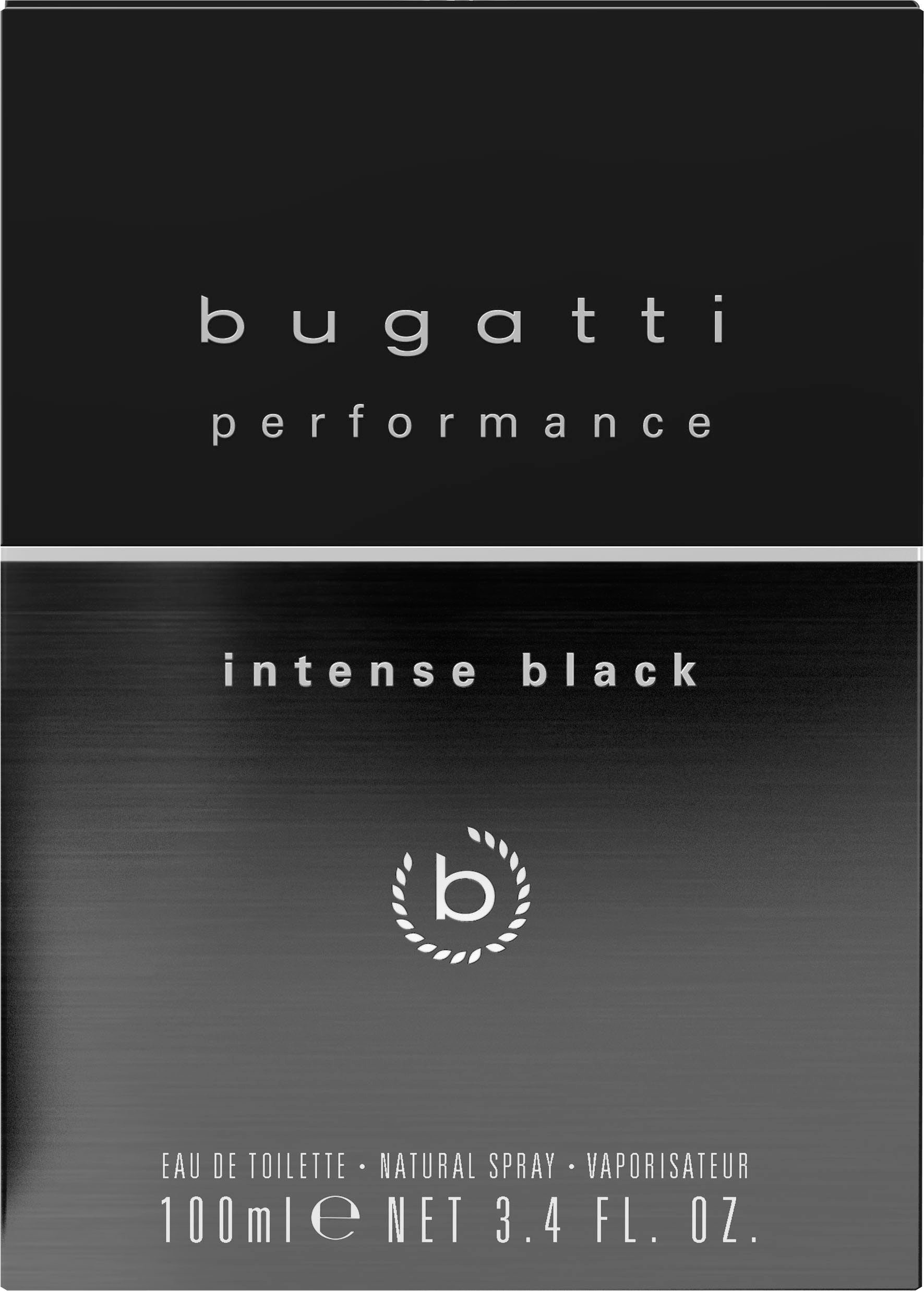 bugatti Eau de Toilette BUGATTI Performance Intense Black EdT 100ml