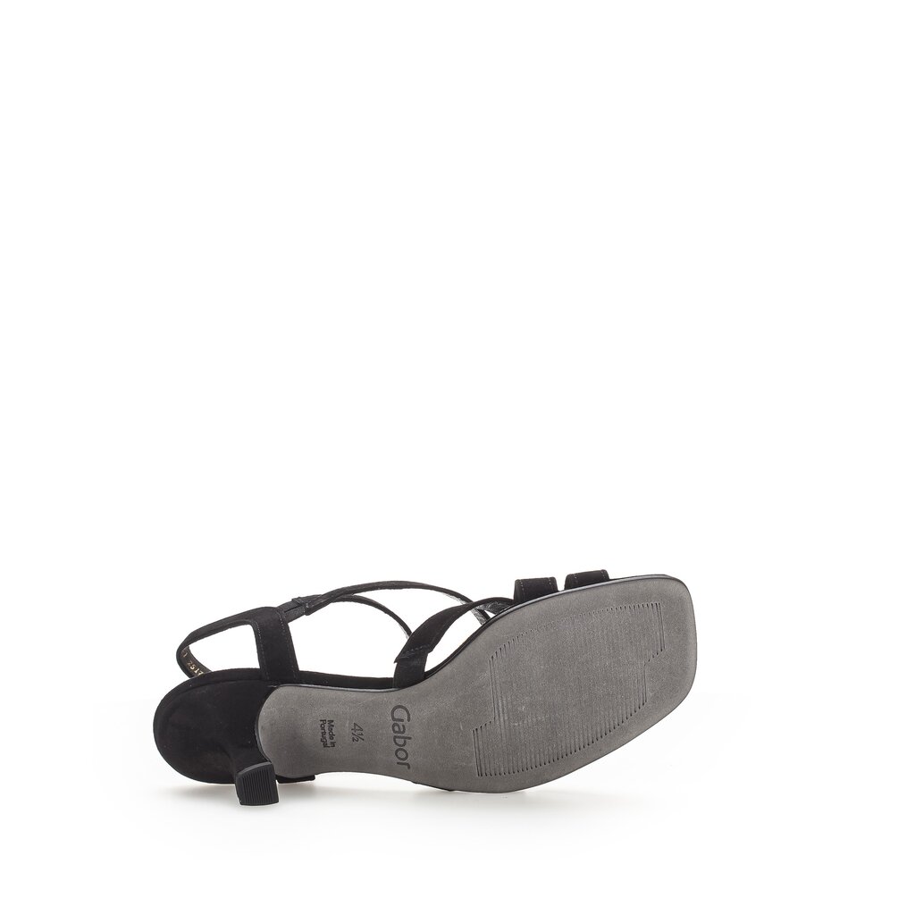 Gabor fashion Riemchensandale schwarz