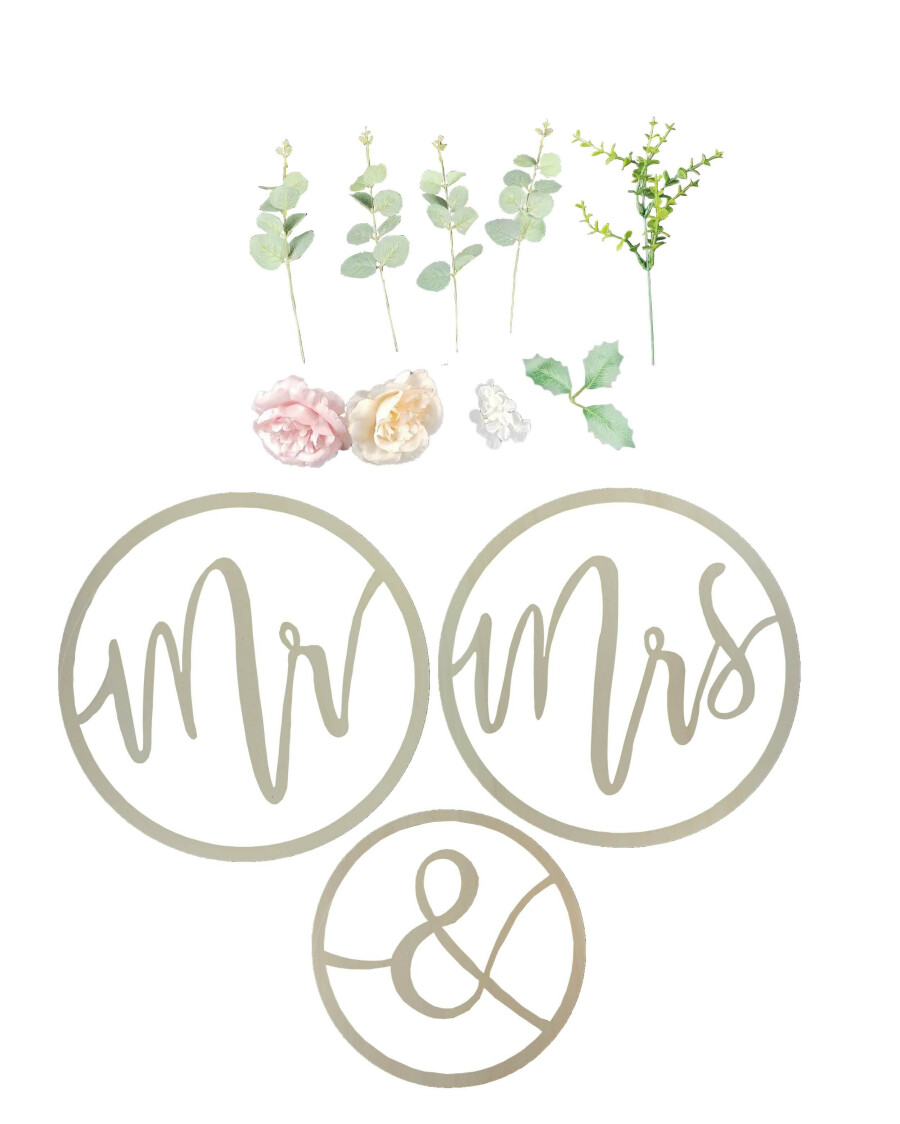 Bastelset Mr. und Mrs.