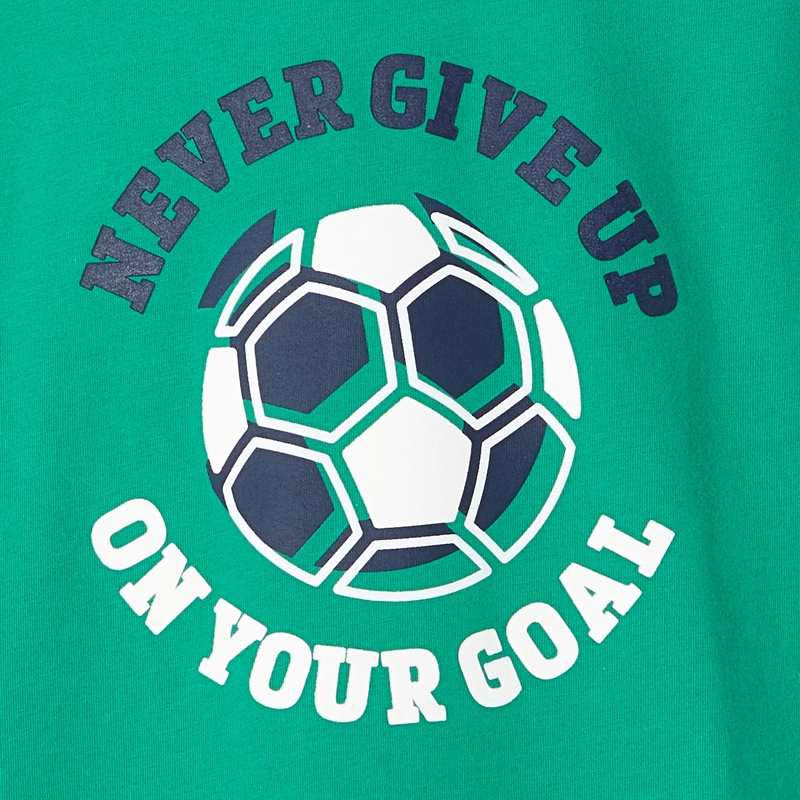 T-shirt manches longues vert garçon