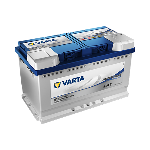 VARTA Professional Dual Purpose EFB 930080080B912, LED80 12 V, 80 Ah, 800 A