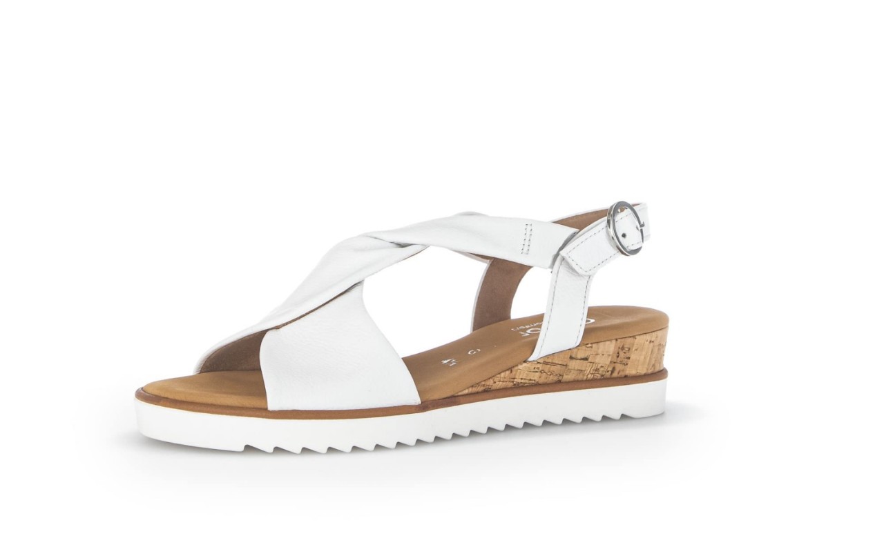 GABOR Komfort Sandalen weiss
